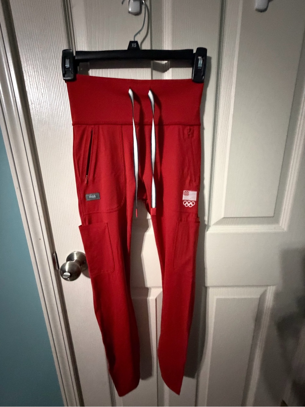 FIGS Women’s Team USA Scrub Leggings Size XXS NWOT